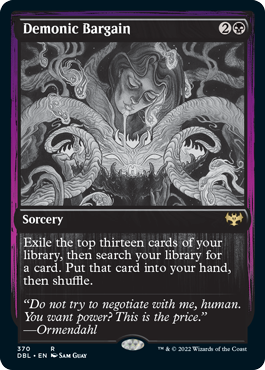 Demonic Bargain [Innistrad: Double Feature] 