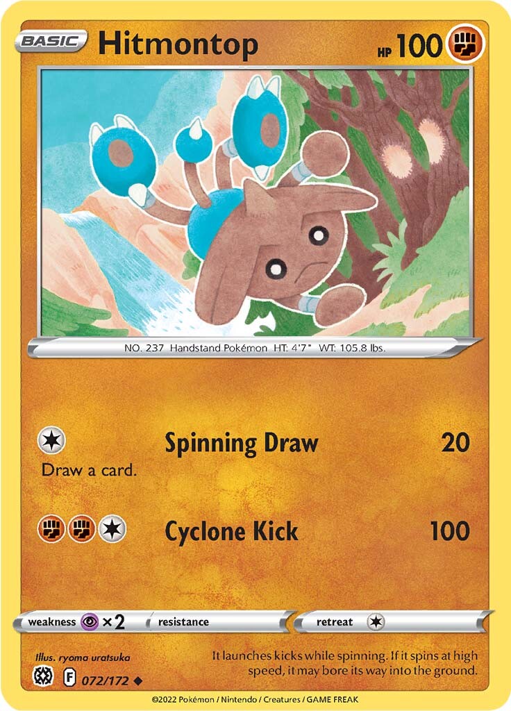 Hitmontop (072/172) [Sword & Shield: Brilliant Stars] 