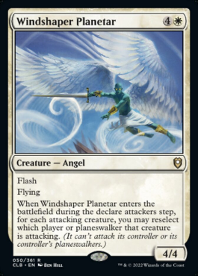 Windshaper Planetar [Commander Legends: Battle for Baldur's Gate] 