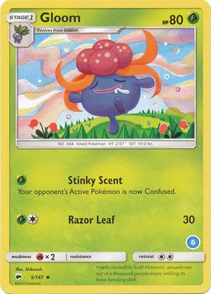 Gloom (5/147) (Exclusive Deck #6) [Sun &amp; Moon: Trainer Kit - Alolan Ninetales] 