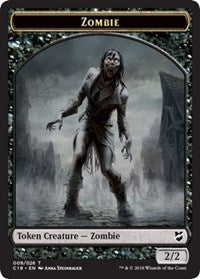 Zombie // Shapeshifter Double-Sided Token [Order 2018 Tokens] 