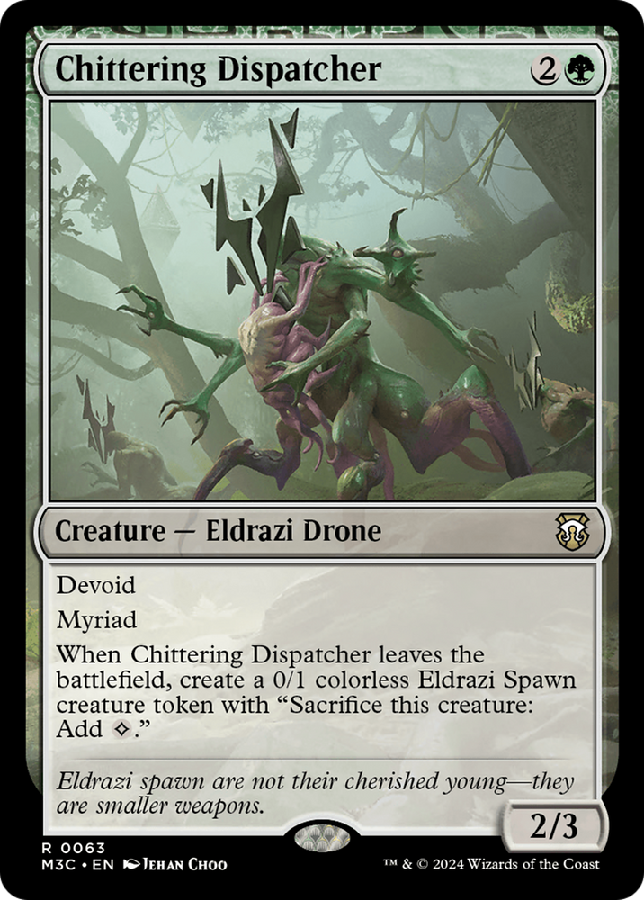 Chittering Dispatcher (Ripple Foil) [Modern Horizons 3 Commander] 