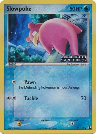 Slowpoke (83/113) (Stamped) [EX: Delta Species] 