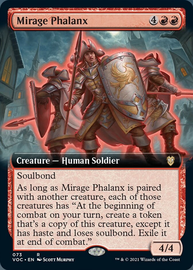 Mirage Phalanx (Extended Art) [Innistrad: Crimson Vow Commander] 