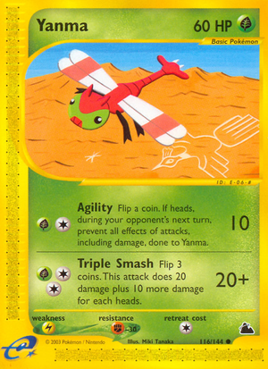 Yanma (116/144) [Skyridge] 