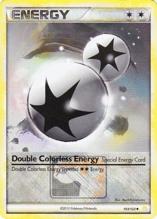 Double Colorless Energy (103/123) (League Promo) [HeartGold & SoulSilver: Base Set] 