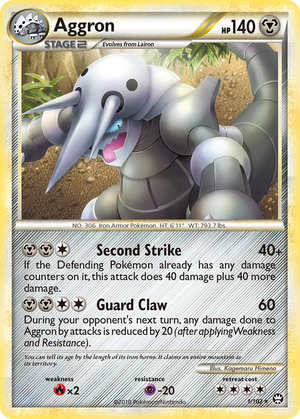 Aggron (1/102) [HeartGold &amp; SoulSilver: Triumphant] 