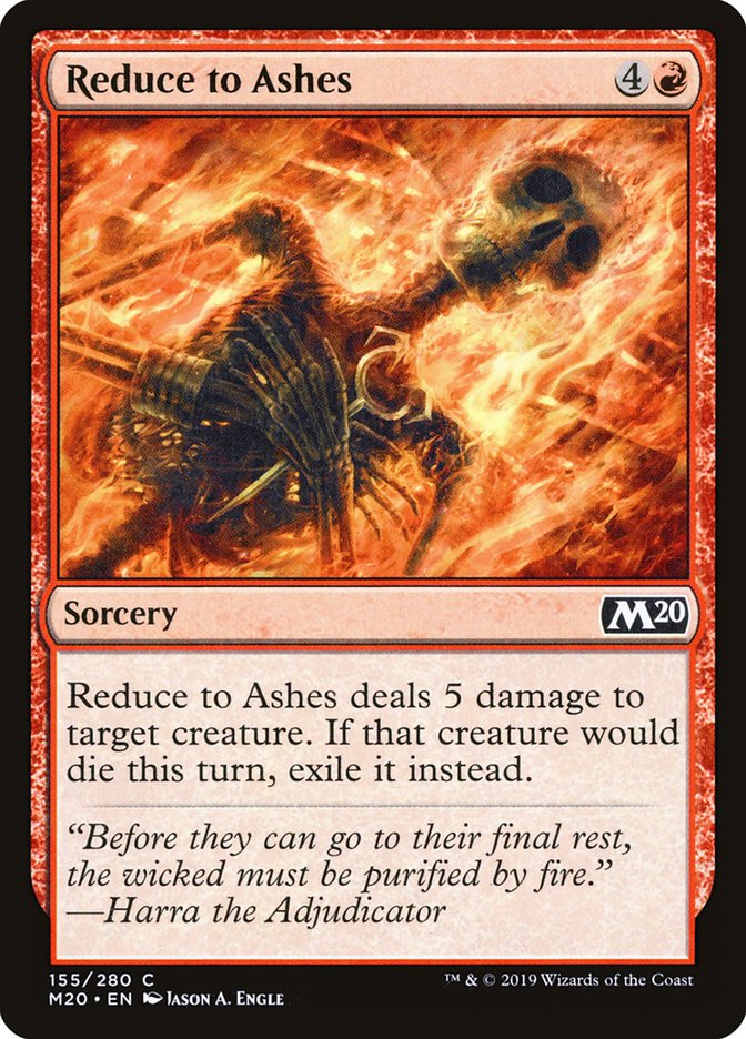 Reduce to Ashes [Core Set 2020] 