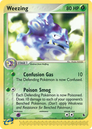 Weezing (24/109) [EX: Ruby &amp; Sapphire] 