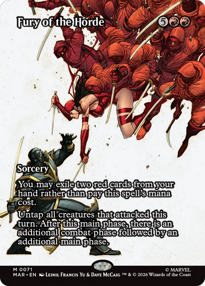 Fury of the Horde (Borderless) [Marvel Universe: Eternal-Legal]