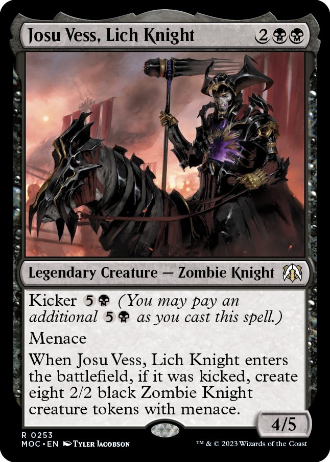 Josu Vess, Lich Knight [March of the Machine Commander] 