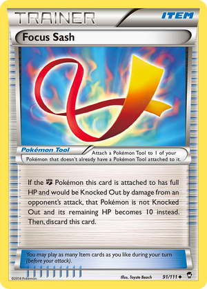 Focus Sash (91/111) [XY: Furious Fists] 