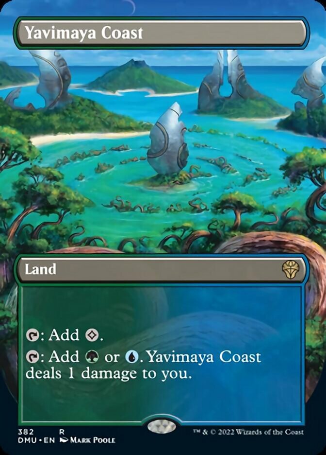 Yavimaya Coast (Borderless Alternate Art) [Dominaria United] 