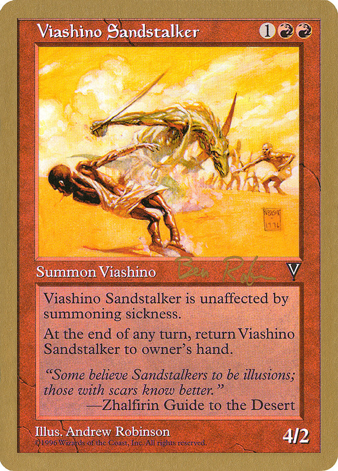 Viashino Sandstalker (Ben Rubin) [World Championship Decks 1998] 