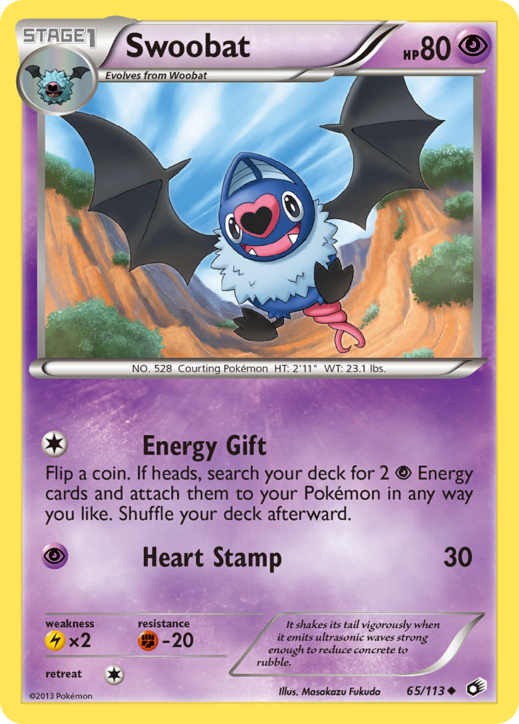 Swoobat (65/113) [Black & White: Legendary Treasures] 