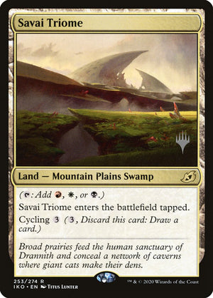Savai Triome (Promo Pack) [Ikoria: Lair of Behemoths Promos] 