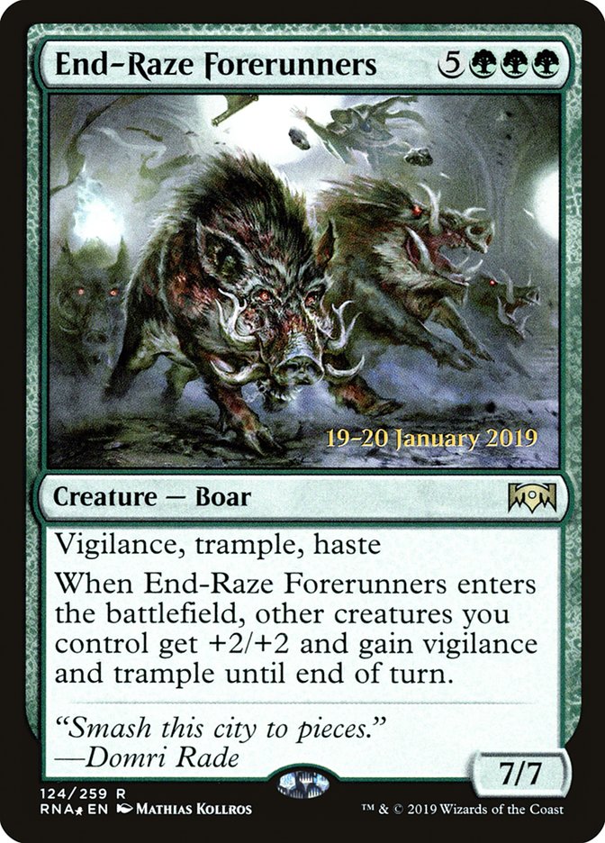 End-Raze Forerunners [Ravnica Allegiance Prerelease Promos] 