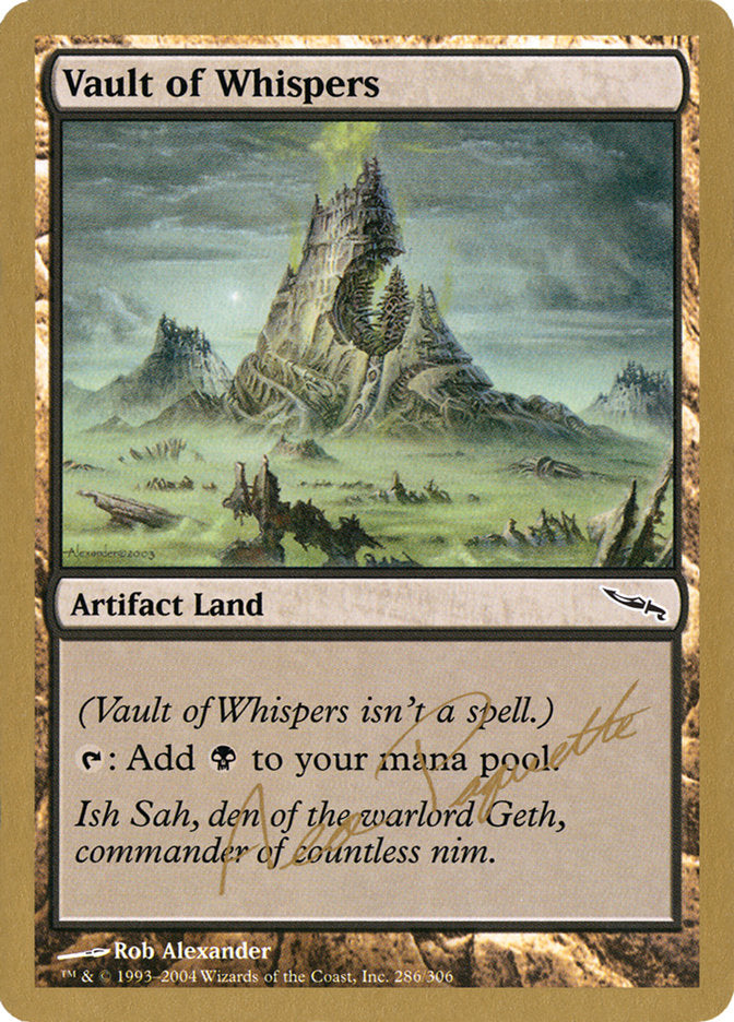 Vault of Whispers (Aeo Paquette) [World Championship Decks 2004] 