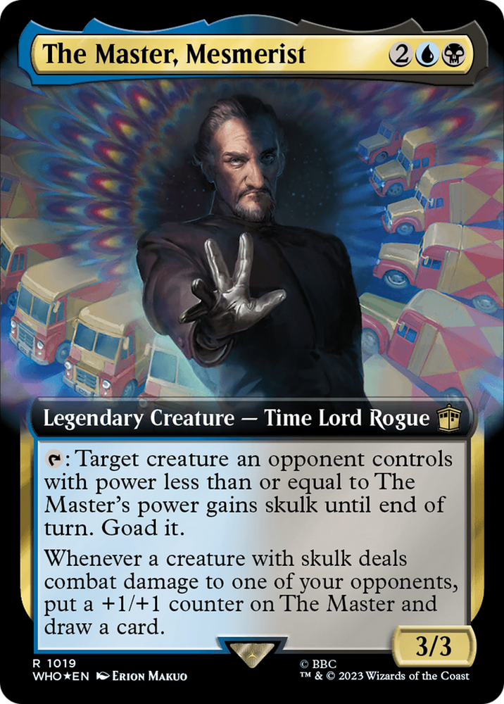 The Master, Mesmerist (Extended Art) (Surge Foil) [Doctor Who] 