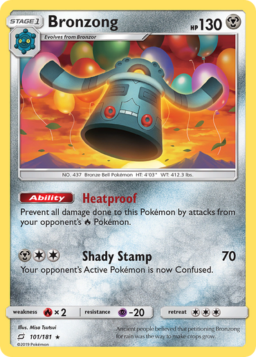 Bronzong (101/181) [Sun &amp; Moon: Team Up] 