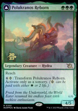 Polukranos Reborn // Polukranos, Engine of Ruin [March of the Machine Prerelease Promos] 