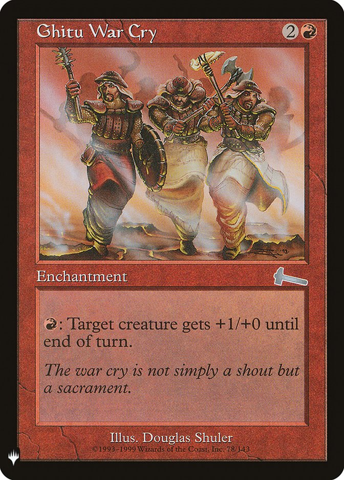 Ghitu War Cry [Mystery Booster] 