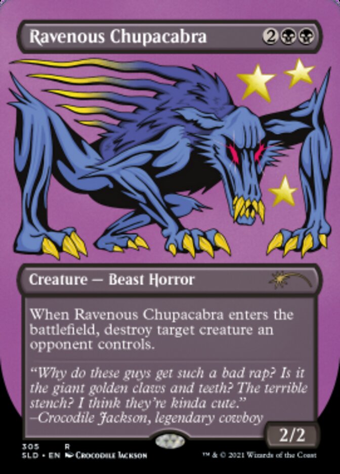 Ravenous Chupacabra (Borderless) [Secret Lair Drop Series]