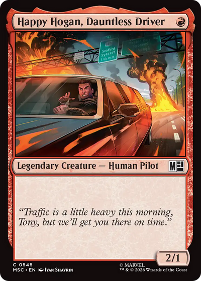 Happy Hogan, Dauntless Driver (0545) [Marvel Super Heroes Commander]