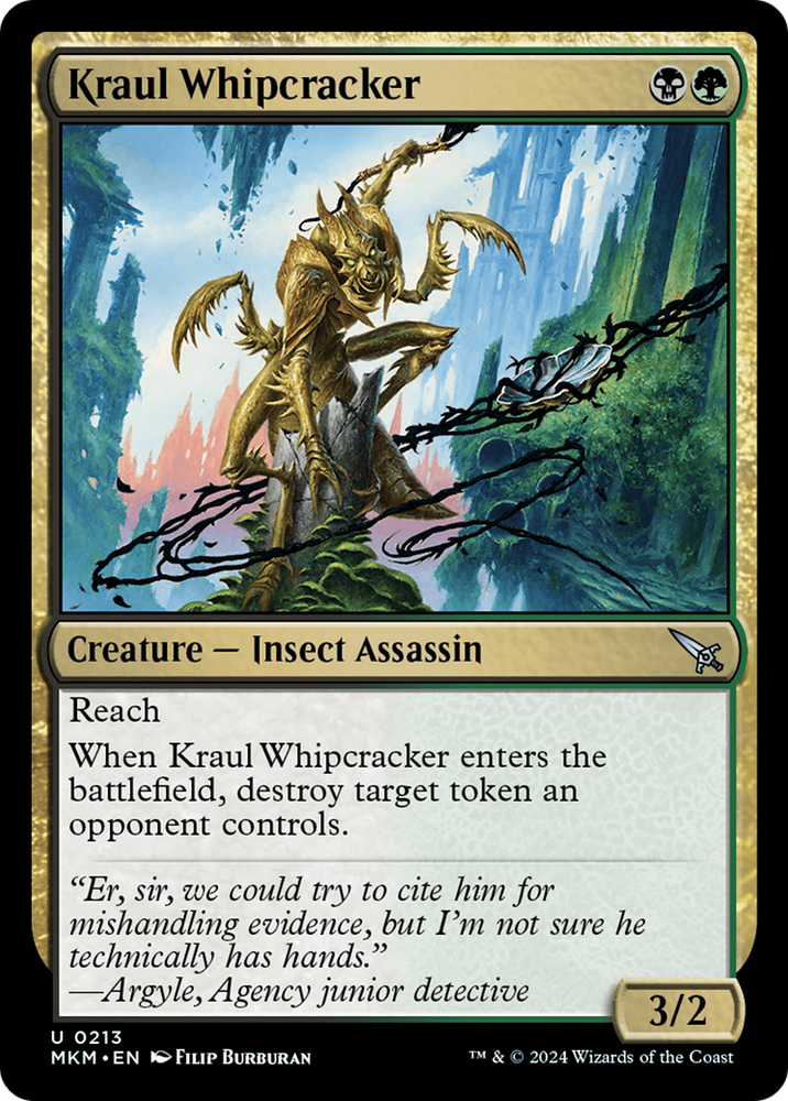 Kraul Whipcracker (Black) [Murders at Karlov Manor] 