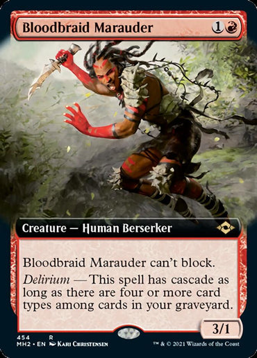 Bloodbraid Marauder (Extended Art) [Modern Horizons 2] 