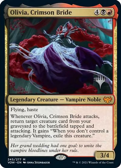 Olivia, Crimson Bride (Promo Pack) [Innistrad: Crimson Vow Promos] 