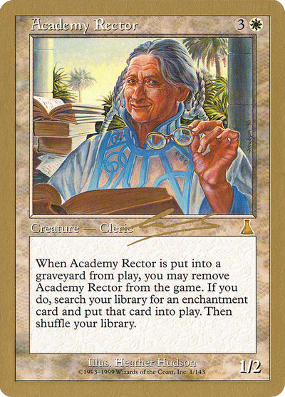 Academy Rector (Nicolas Labarre) [World Championship Decks 2000] 