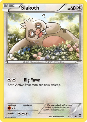 Slakoth (81/111) [XY: Furious Fists] 