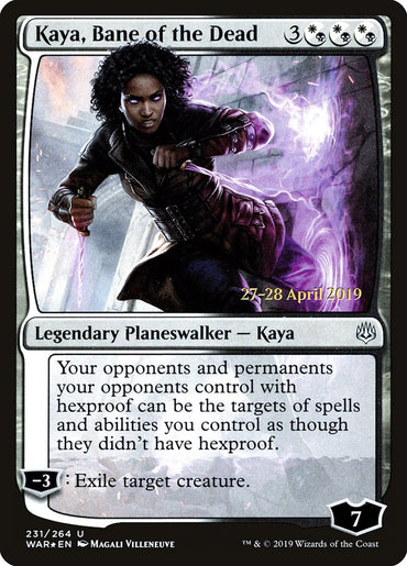 Kaya, Bane of the Dead [War of the Spark Prerelease Promos] 