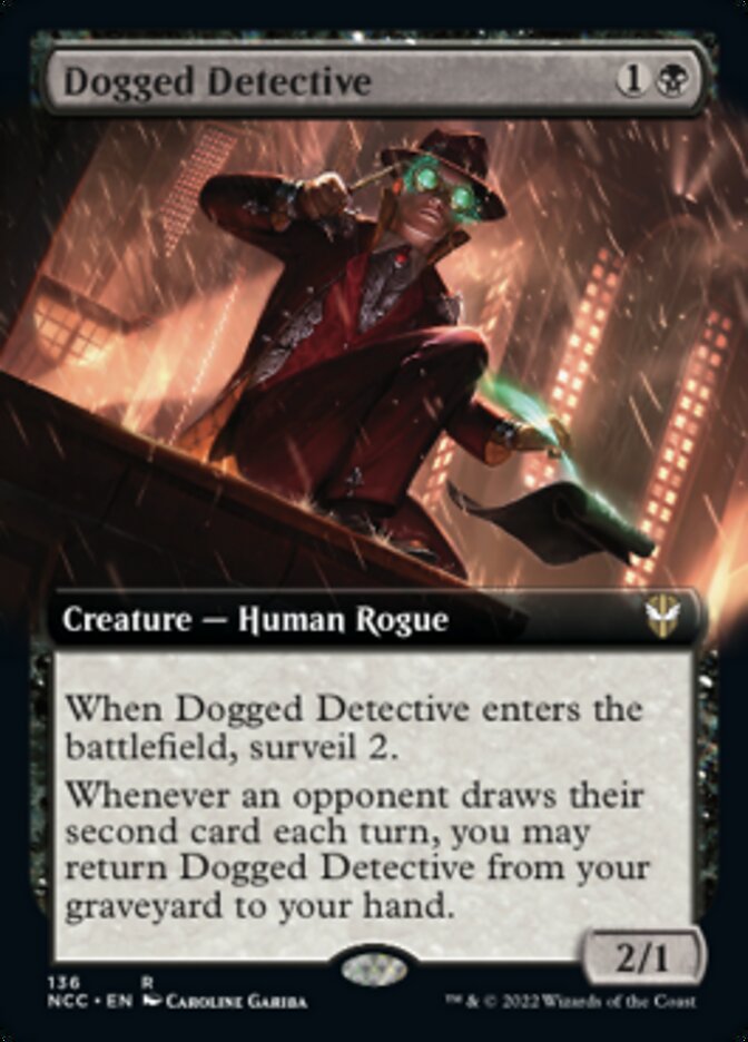 Dogged Detective (Extended Art) [Streets of New Capenna Commander] 