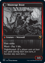 Brutal Cathar // Moonrage Brute [Innistrad: Double Feature] 