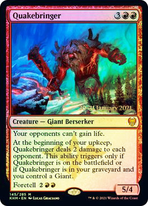 Quakebringer [Kaldheim Prerelease Promos] 