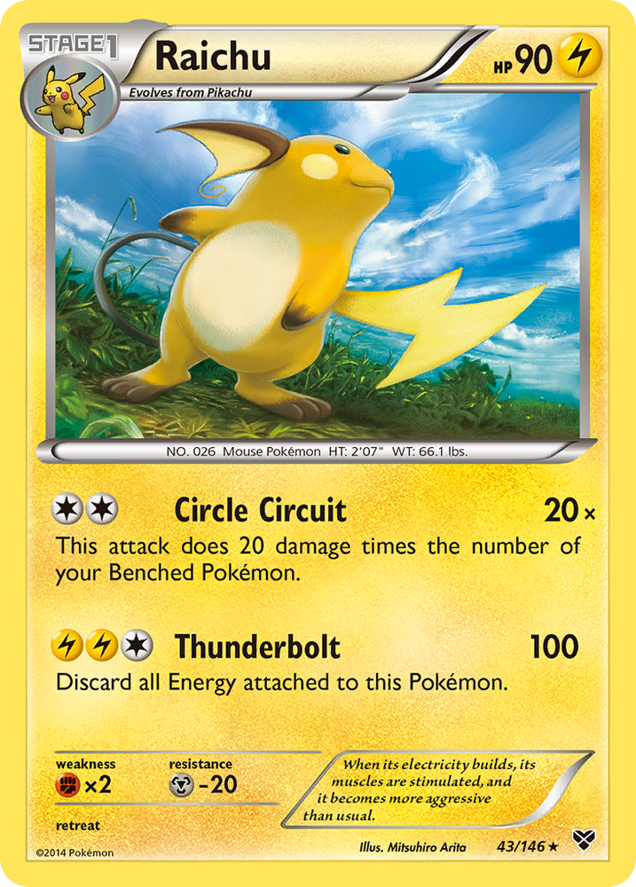 Raichu (43/146) [XY: Base Set] 