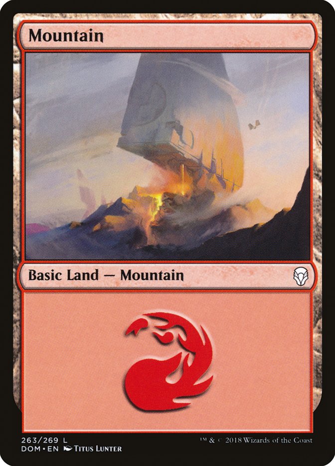 Mountain (263) [Dominaria] 