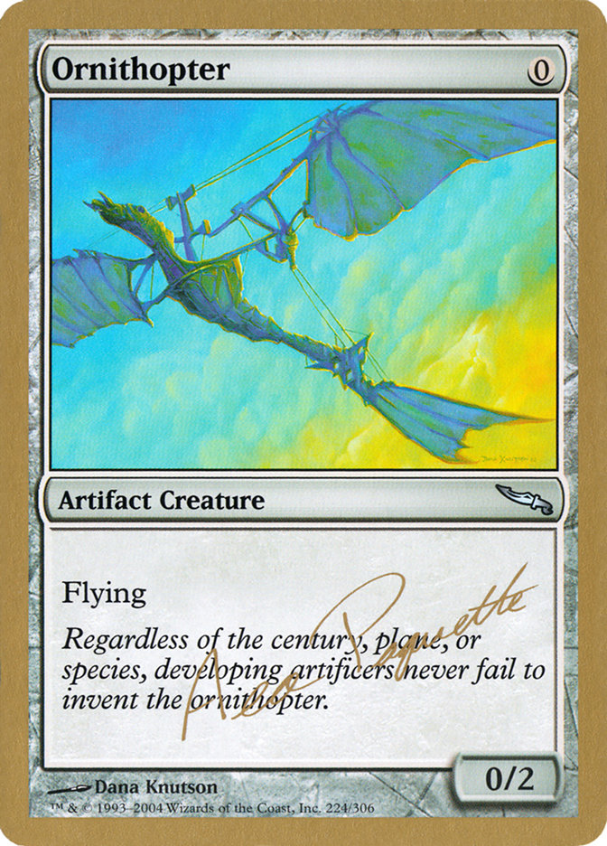 Ornithopter (Aeo Paquette) [World Championship Decks 2004] 