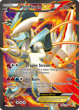 White Kyurem EX (146/149) [Black &amp; White: Boundaries Crossed] 