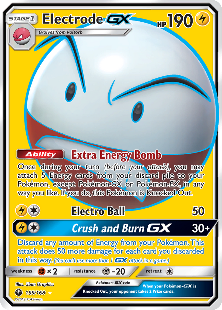 Electrode GX (155/168) [Sun &amp; Moon: Celestial Storm] 