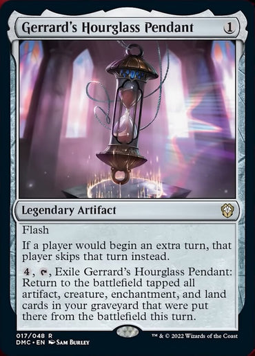 Gerrard's Hourglass Pendant [Dominaria United Commander] 