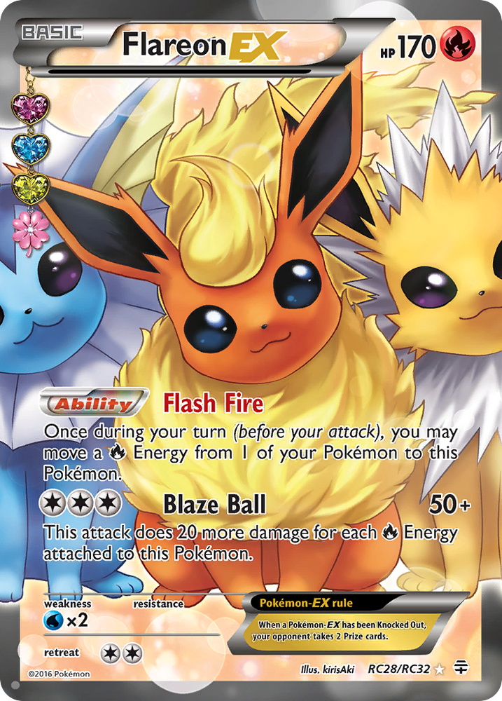 Flareon EX (RC28/RC32) [XY: Generations] 