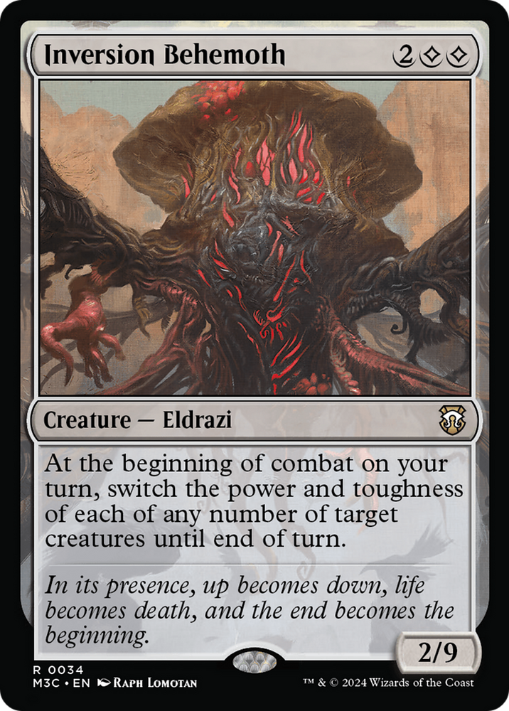 Behemoth Reversal [Modern Horizons 3 Commander] 