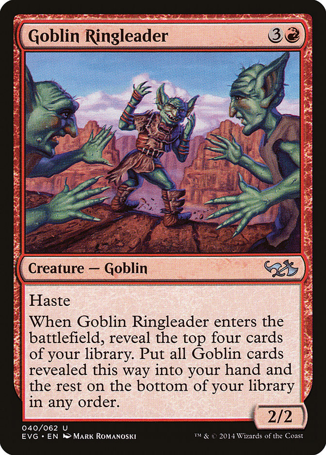 Goblin Ringleader (Elves vs. Goblins) [Duel Decks Anthology] 