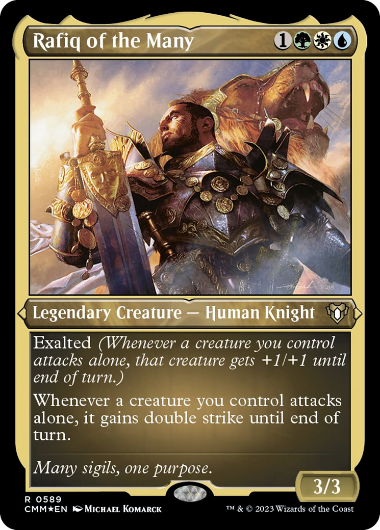 Rafiq of the Many (Foil Etched) [Commander Masters] 