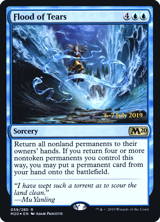 Flood of Tears [Core Set 2020 Prerelease Promos] 