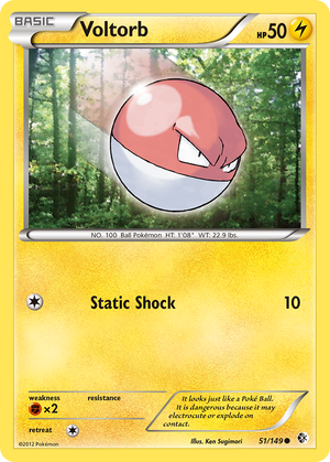 Voltorb (51/149) [Black &amp; White: Boundaries Crossed] 