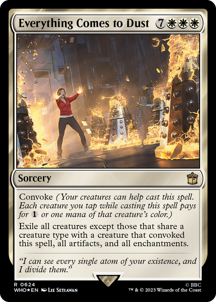Everything Comes to Dust (Surge Foil) [Doctor Who] 
